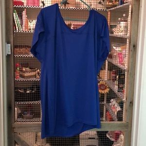 blue active wear t shirt Livi by Lane Bryant